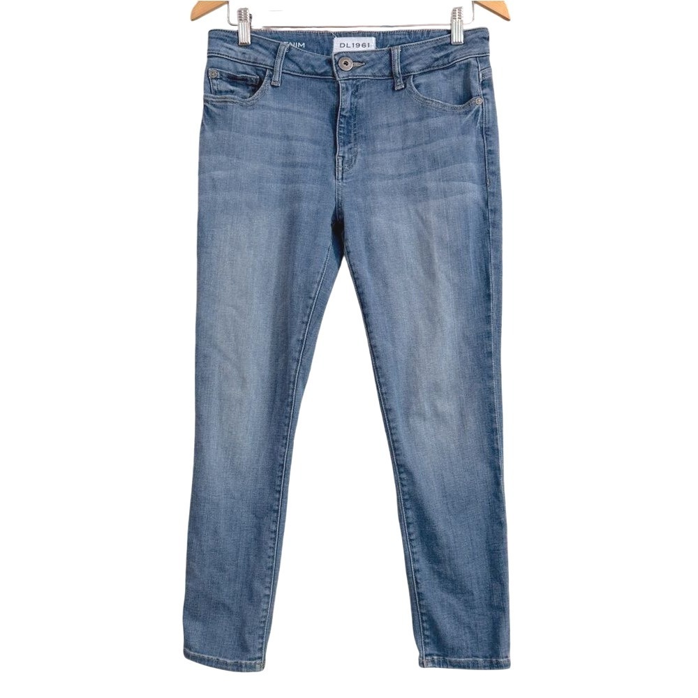 DL 1961 Smart Denim Florence‎ Instasculpt Cropped Arcadia size 30 Natural Indigo